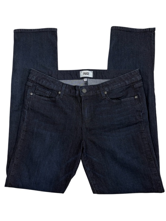 PAIGE Denim - PAIGE Dark Wash Skyline Straight Jeans size 32 - Palmer - Like New - 80% cotton